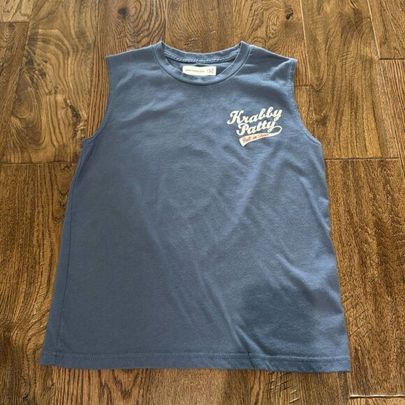 Abercrombie SpongeBob sleeveless shirt. Sz 9/10 - Picture 2 of 3